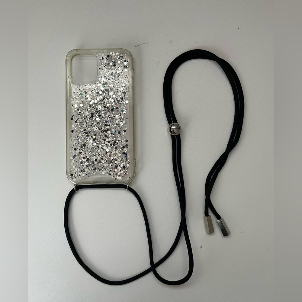 Cute iPhone 12/iPhone 12 Pro Adjustable Crossbody Case